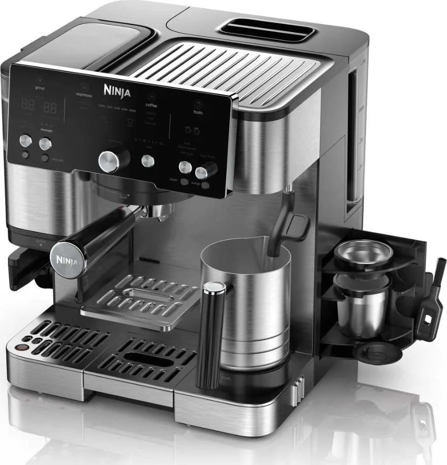 Superautomatinis kavos aparatas NINJA Luxe Essential ES501EU, Sidabrinis