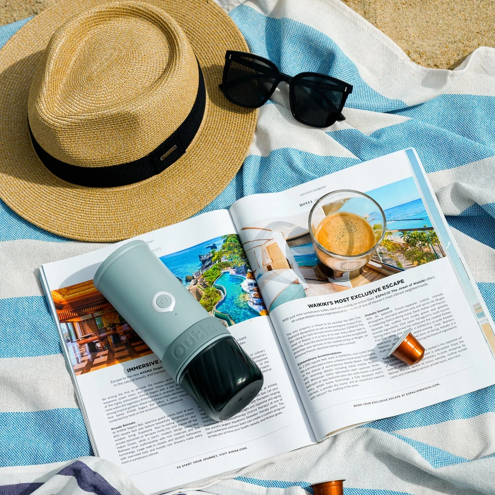 Kavos aparatas OutIn Mino žalia
