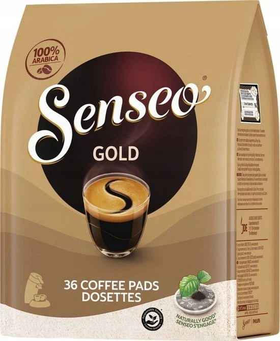 Kavos pagalvėlės Jacobs Douwe Egberts SENSEO® GOLD, 36 vnt.