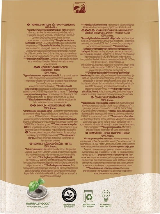 Kavos pagalvėlės Jacobs Douwe Egberts SENSEO® GOLD, 36 vnt.