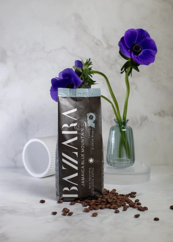 Kavos pupelės Bazzara Kavos pupelės „Rarity Luxury Origin Jamaica Mėlyna Mountain“ 250 g