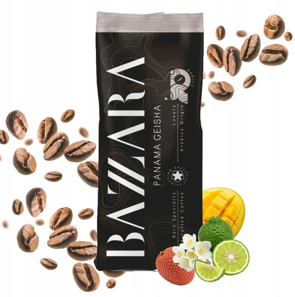 Kavos pupelės Bazzara Kavos pupelės Bazzara Rarity Luxury Origin Panama Geisha 250g