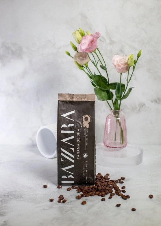 Kavos pupelės Bazzara Kavos pupelės Bazzara Rarity Luxury Origin Panama Geisha 250g