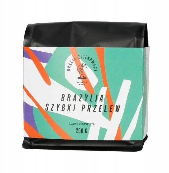 Kavos pupelės Bracia Ziółkowscy Kavos pupelės Brazilija Quick Transfer 250g
