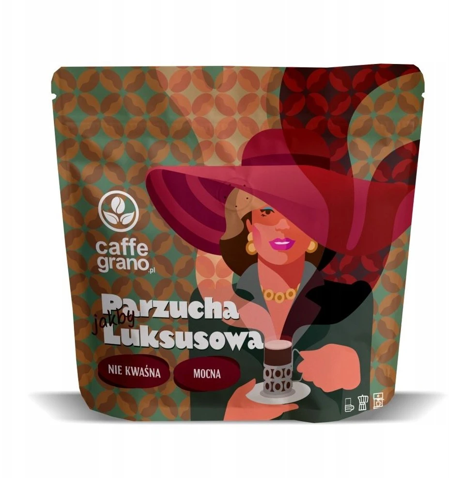 Kavos pupelės Caffe Grano Kavos pupelės Parzucha Luksusowa Espresso 250g