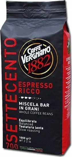 Caffe Vergnano 1882 Kawa ziarnista Caffe Vergnano Vergnano 700 Settecento kremas 1kg Kawa Ziarnista