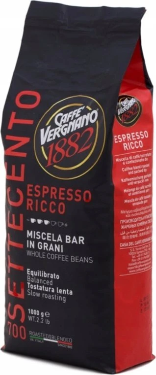 Caffe Vergnano 1882 Kawa ziarnista Caffe Vergnano Vergnano 700 Settecento kremas 1kg Kawa Ziarnista