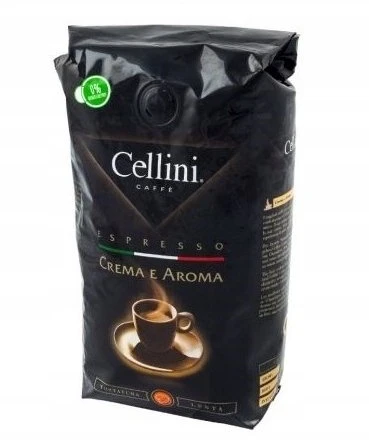 Kavos pupelės Cellini Kreminės ir aromatingos kavos pupelės 500g