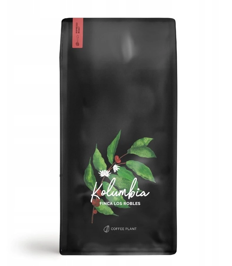 Kavos pupelės Coffee Plant Kavos pupelės KAVOS AUGALAS Kolumbija Farma Los Robles 1kg