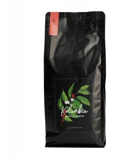 Kavos pupelės Coffee Plant Kavos pupelės KAVOS AUGALAS Kolumbija Farma Los Robles 1kg