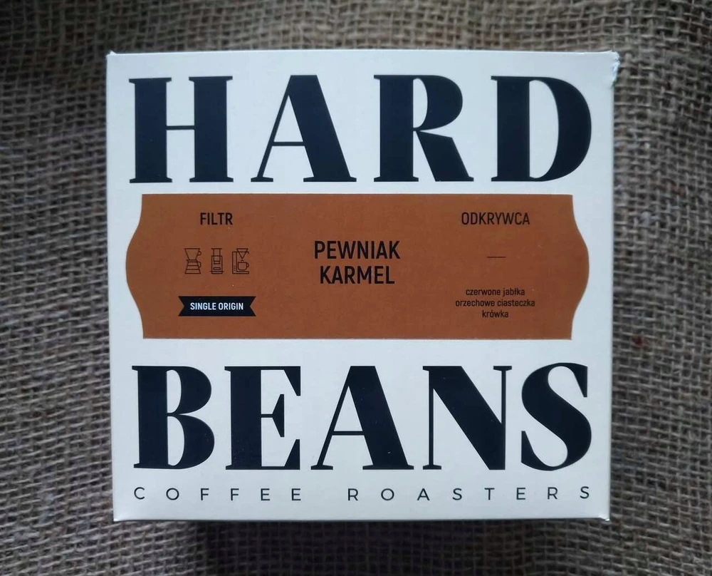 Kavos pupelės Hard Beans Coffee Kavos pupelės Osobniak karamelės filtras 250g