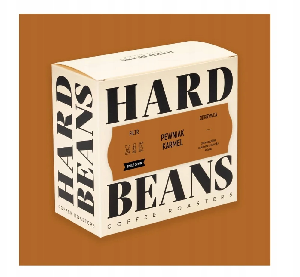 Kavos pupelės Hard Beans Coffee Kavos pupelės Osobniak karamelės filtras 250g