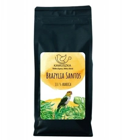 Kavos pupelės Kawuszka Brazil Santos/Saint Rafael kavos pupelės 1kg