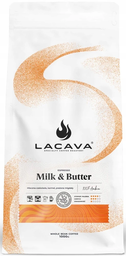 Kavos pupelės LaCava Milk & Butter 1kg