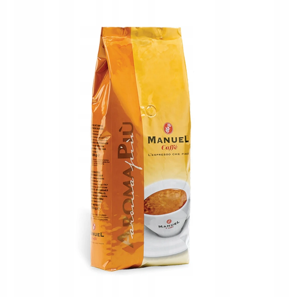 Manuel Caffe Kavos pupelės Manuel Aroma Piu kavos pupelės 1kg