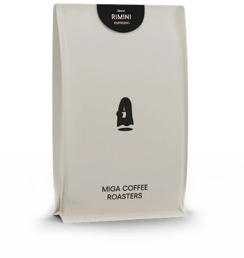 Kavos pupelės Miga Coffee Rimini Espresso kavos pupelės 250 g