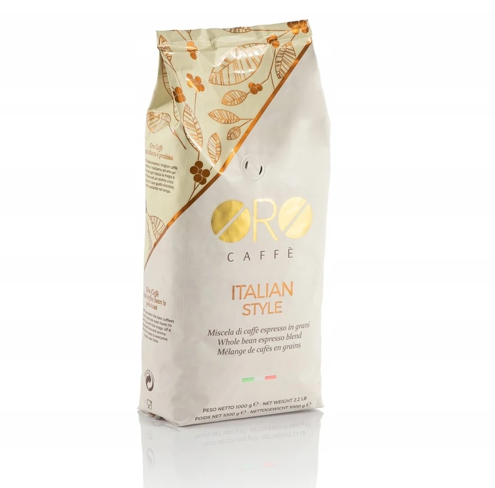 Kavos pupelės Oro Caffe Itališko stiliaus kavos pupelės 1kg