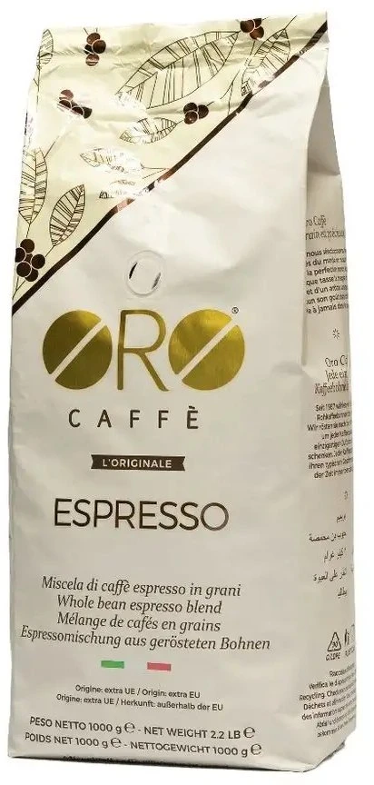 Kavos pupelės Oro Caffe Kavos pupelių mišinys Espresso Bar 1kg