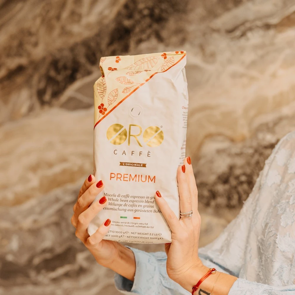 Kavos pupelės Oro Caffe Premium Bar Blend kavos pupelės 1kg