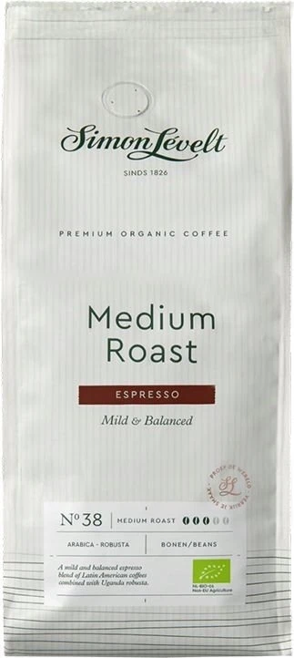 Kavos pupelės Simon Levelt Espresso vidutinio skrudinimo 500g