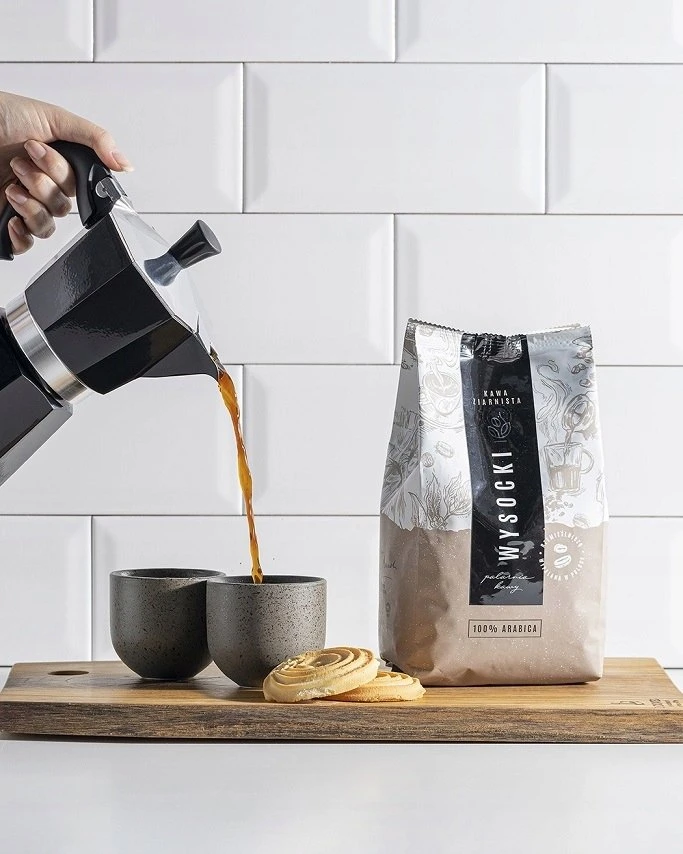 Kavos pupelės Wysocki Coffee Braziliškos skrudinimo kavos pupelės 1kg