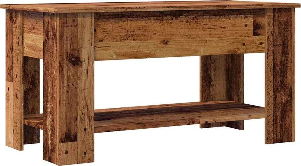 kavos staliukas Old Wood 101x49x52 cm Engineered Wood