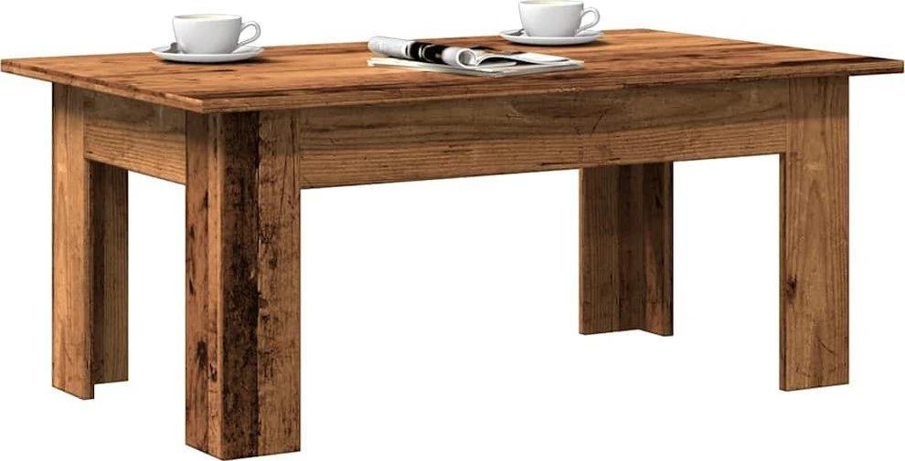 Kavos staliukas Old Wood 100x60x42 cm Inžinierinė mediena