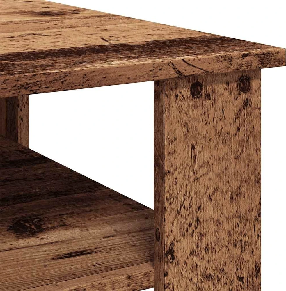 kavos staliukas Old Wood 60x60x42 cm Engineered Wood