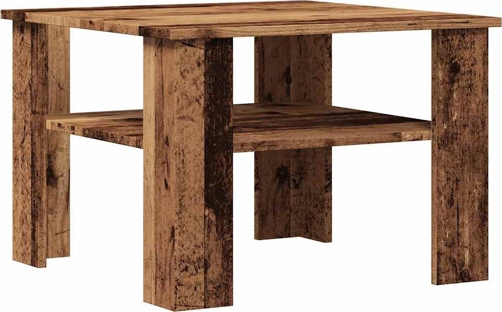 kavos staliukas Old Wood 60x60x42 cm Engineered Wood