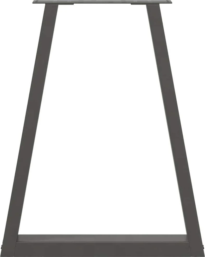 Kavos staliuko kojelės, V formos, 2 vnt., 60x(72-73)cm, plienas