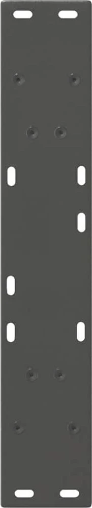 Kavos staliuko kojelės, V formos, 2 vnt., 60x(72-73)cm, plienas