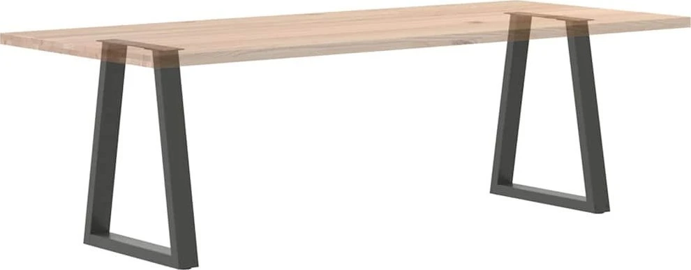 Kavos staliuko kojelės, V formos, 2 vnt., 60x(72-73)cm, plienas