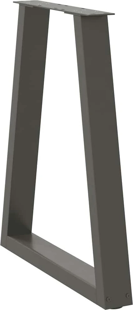 Kavos staliuko kojelės, V formos, 2 vnt., 60x(72-73)cm, plienas