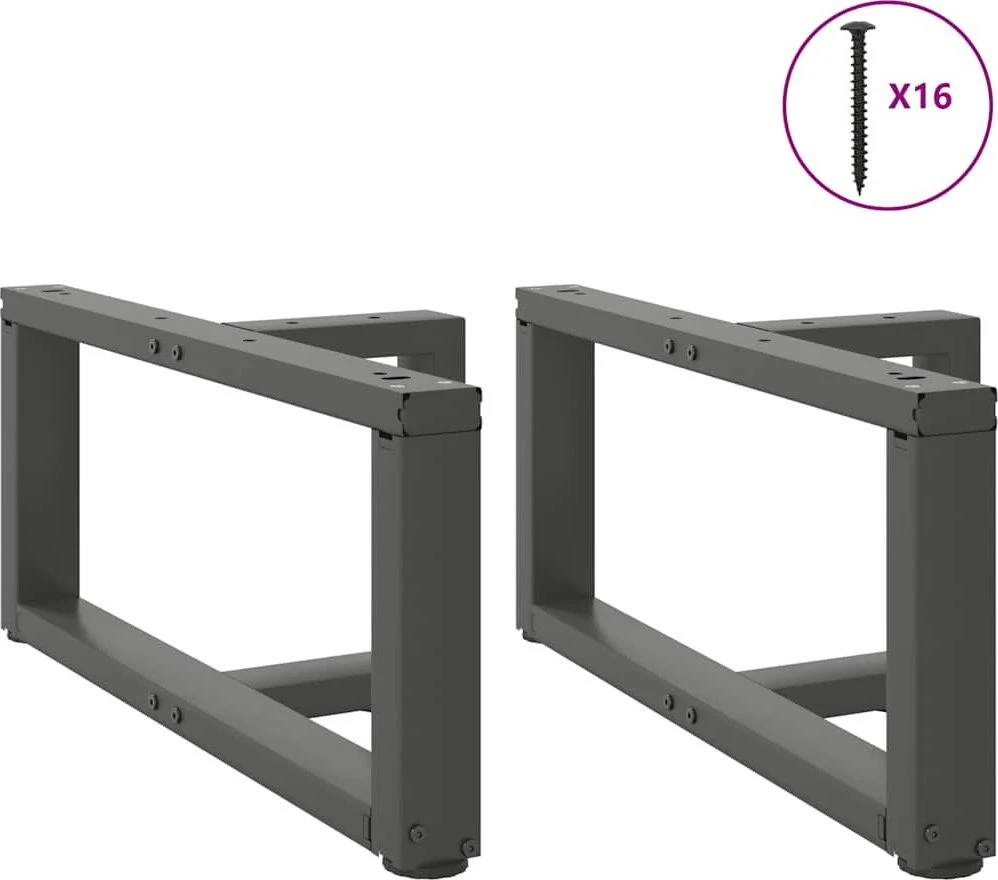 Kavos staliuko kojelės, T formos, 2 vnt., 70x25x(30-31)cm