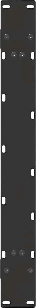 Kavos staliuko kojelės, A formos, 2 vnt., juoda, 90x(72-73)cm