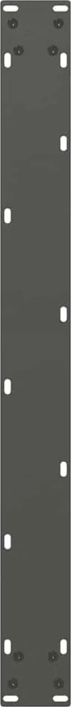 Valgomojo stalo kojos, 3 vnt., antracito spalvos, 90x(72-73) cm, plienas, U formos