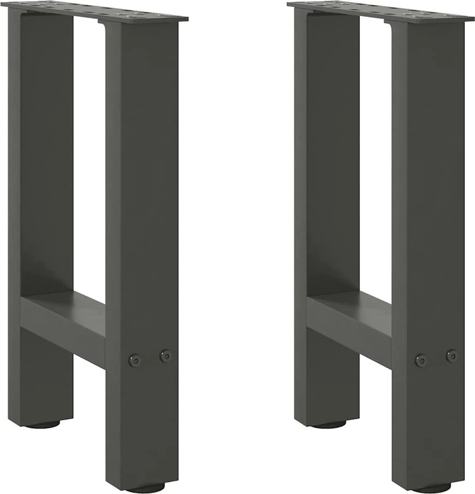 Kavos staliuko kojelės, antracito, 2 vnt., 28x(42-43)cm