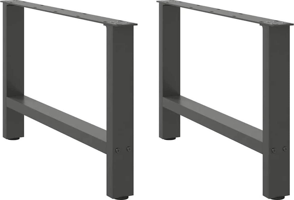 Kavos staliuko kojelės, antracito, 2 vnt., 70x(42-43)cm