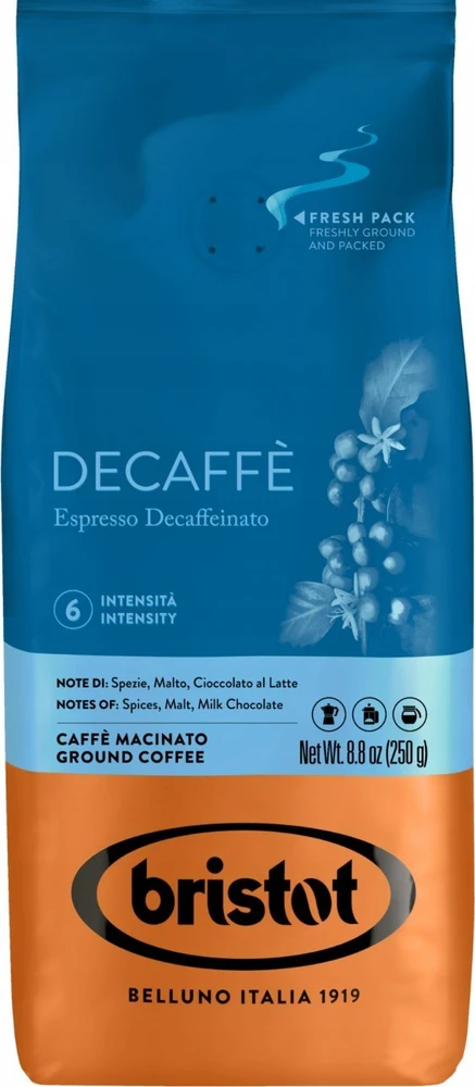 Malta kava Bristot Decaffe 250 g
