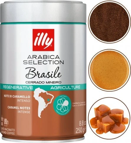 Malta kava illy Arabica Selection Brasile 250 g