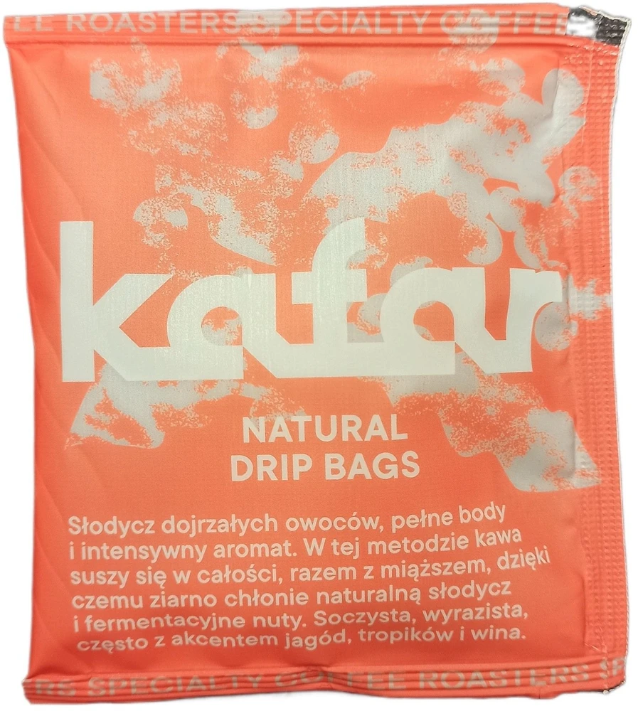 Kafar - NATURAL Filter Drip Bag - 1 Sachet 12 g