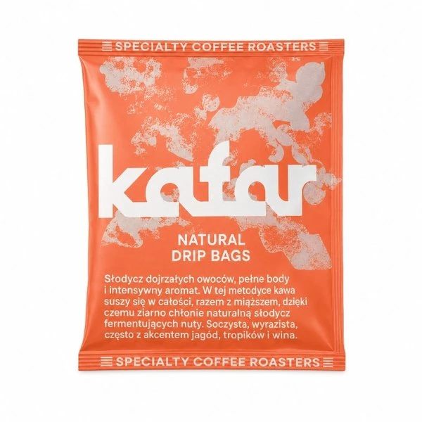 Kawa mielona Kafar kawa w saszetkach NATURAL* Filter Drip Bag - 8 saszetek 12 g