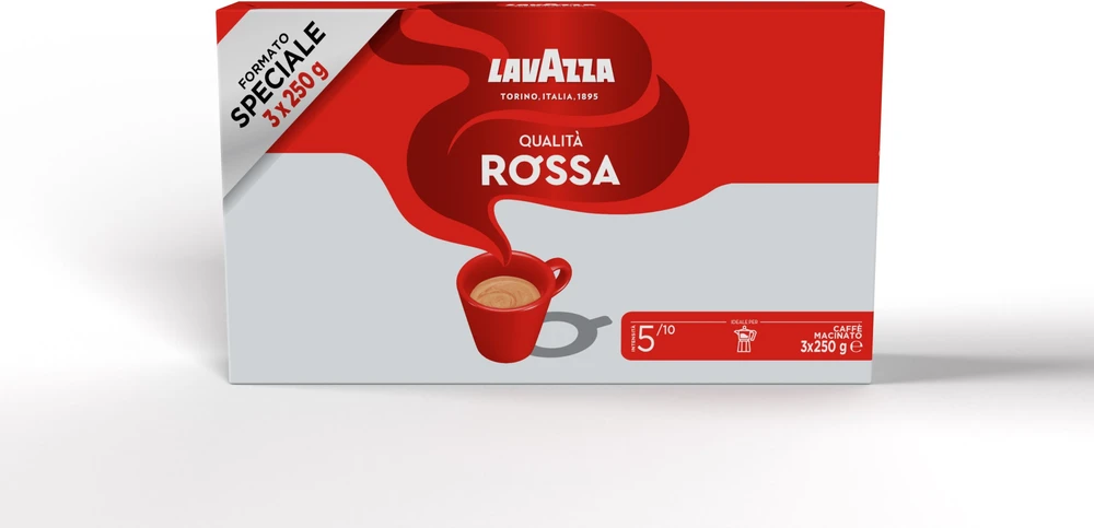 Kawa mielona Lavazza Qualita Rossa 3 x 250g