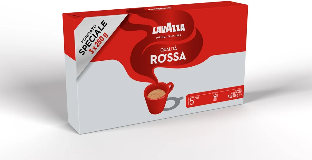 Kawa mielona Lavazza Qualita Rossa 3 x 250g