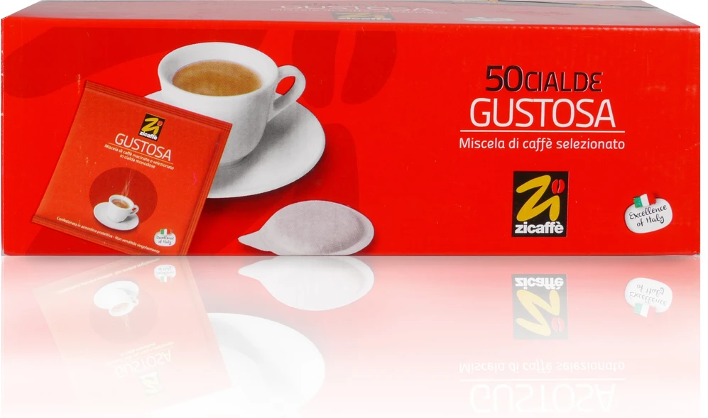 Kawa mielona Zicaffe Kawa Gustosa - saszetki ESE 50 vnt