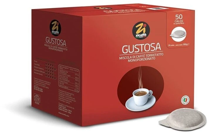 Kawa mielona Zicaffe Kawa Gustosa - saszetki ESE 50 vnt