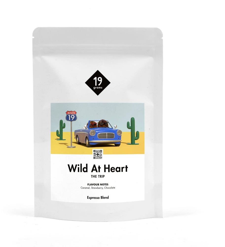 19Grams 19 gramų – „Wild At Heart“ tobulo mišinio espreso kava, 250 g
