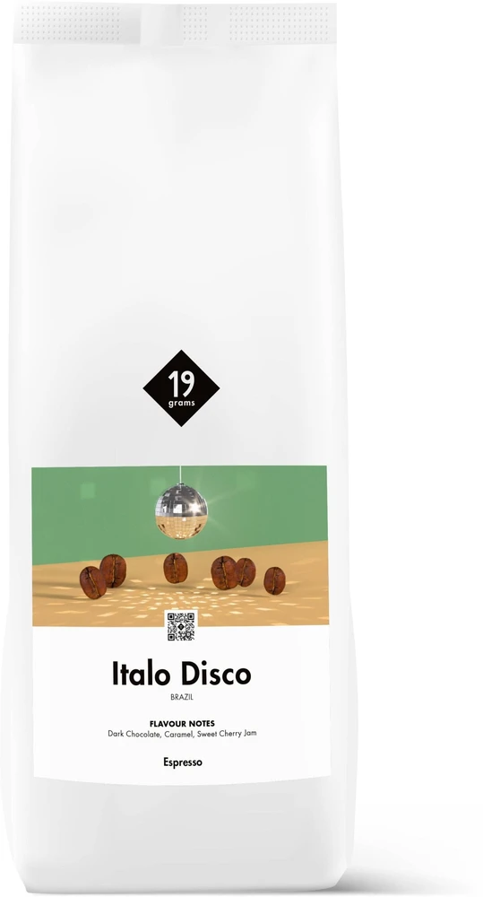 Kawa ziarnista 19grams - kawa ziarnista Brazylia Italo Disco Natural Espresso 250 g (2101032293)