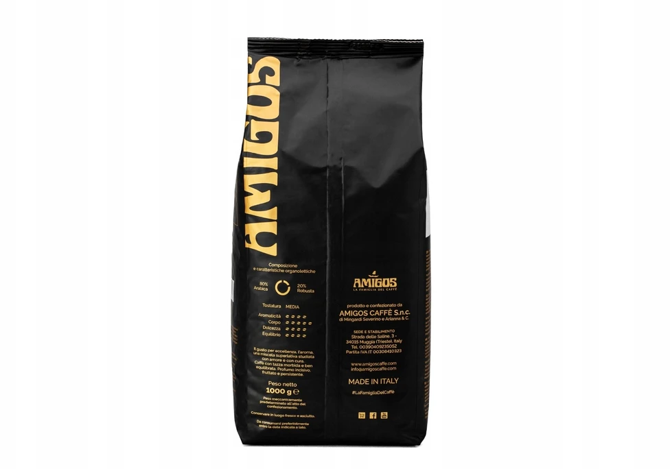 Amigos Qualità Extra Bar 1kg Ziarnista