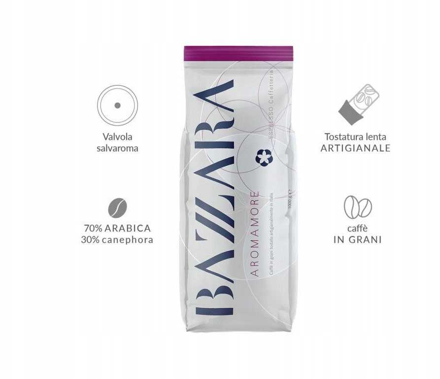 Kavos pupelės Bazzara Aromamore 1kg